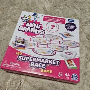 Mini Brands Supermarket Race Game - Pink